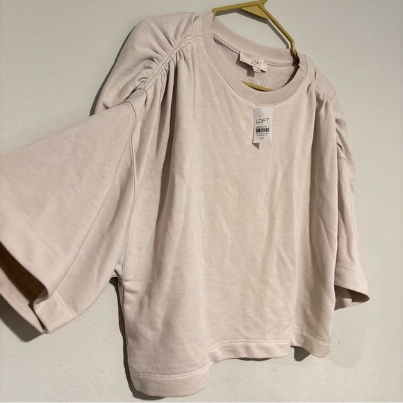 LOFT White Oversized Boxy Blouse - Picture 6 of 16